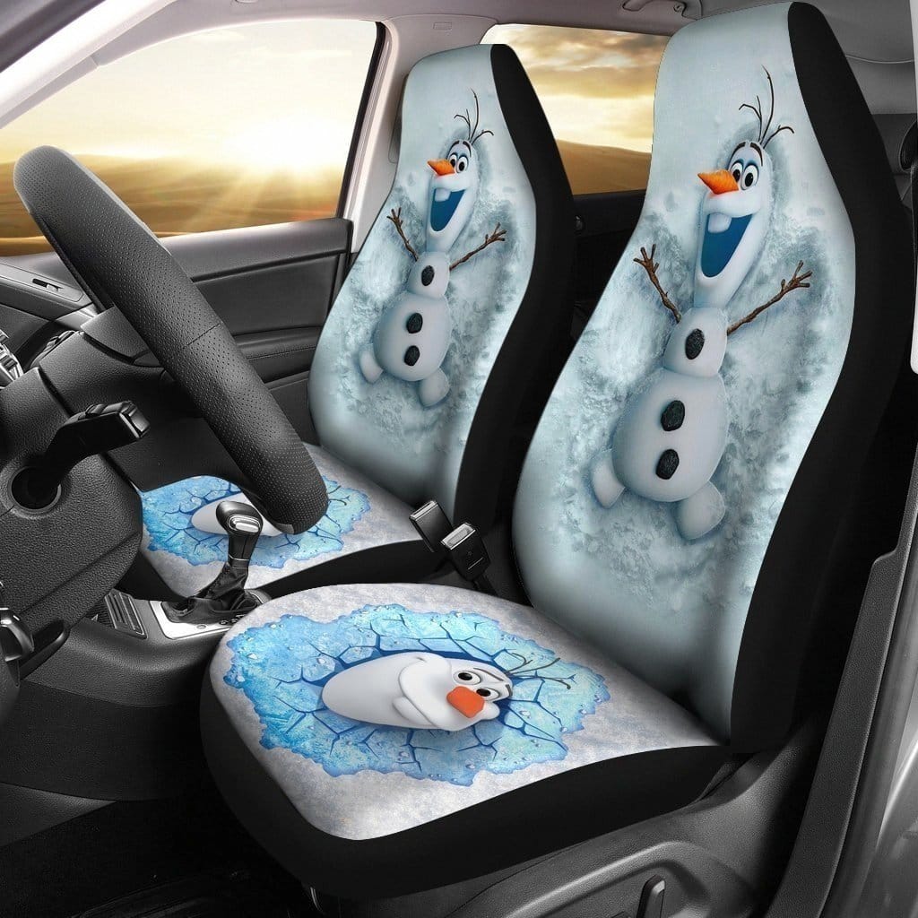 Cute Olaf For Fan Gift Sku 3024 Car Seat Covers