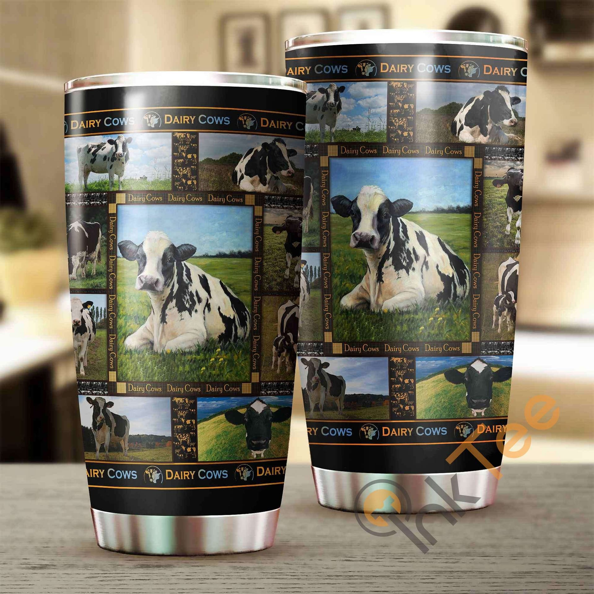Inktee Store - Dairy Cows Amazon Best Seller Sku 3230 Stainless Steel Tumbler Image