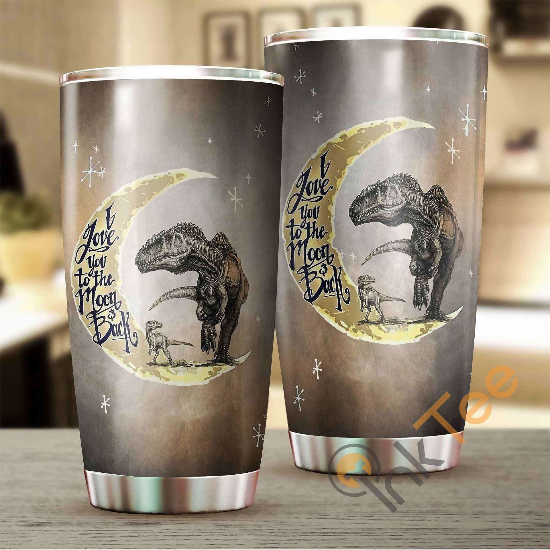 Inktee Store - Dinosaurs Lover Stainless Steel Tumbler Image