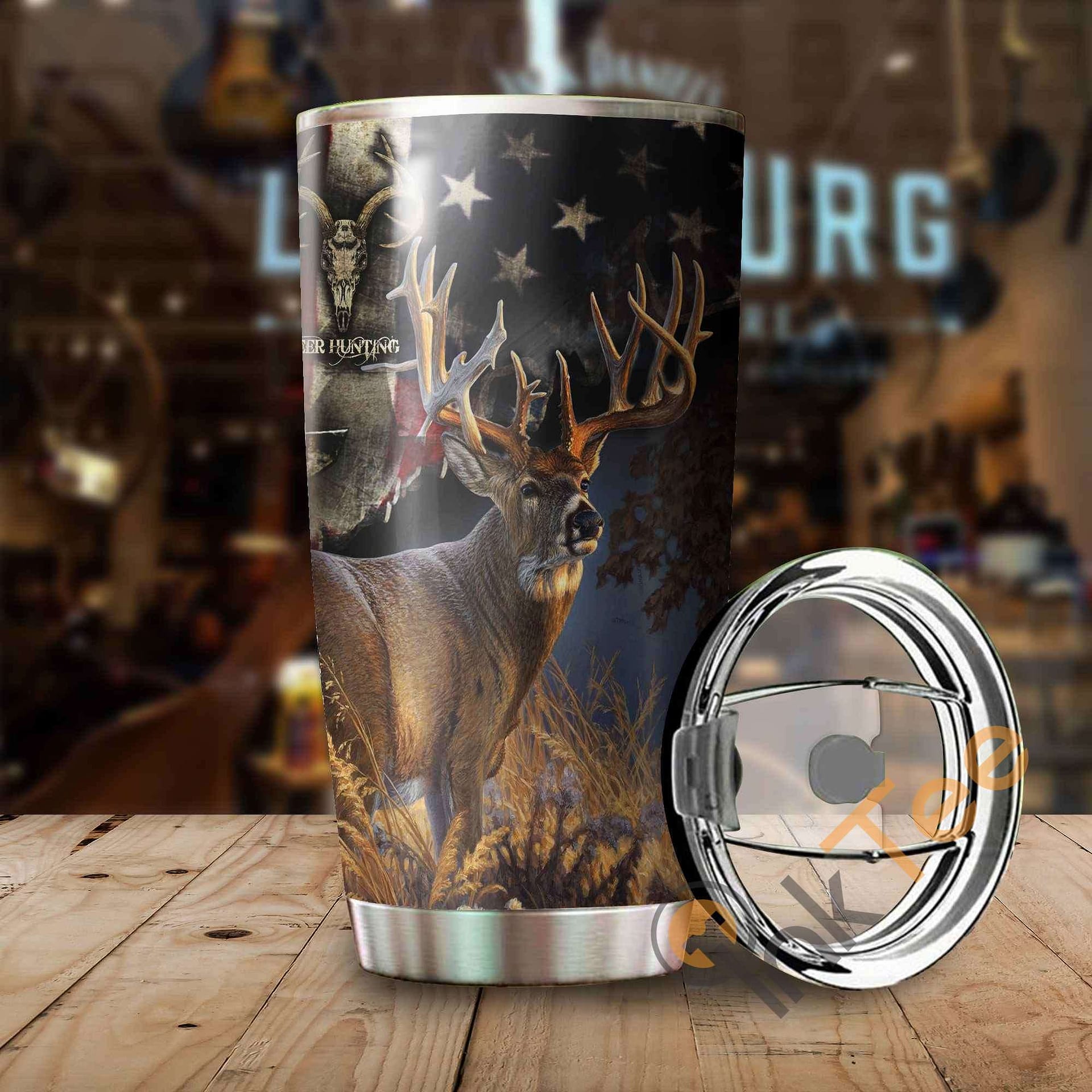 Elk Hunting Camo Amazon Best Seller Sku 3771 Stainless Steel Tumbler