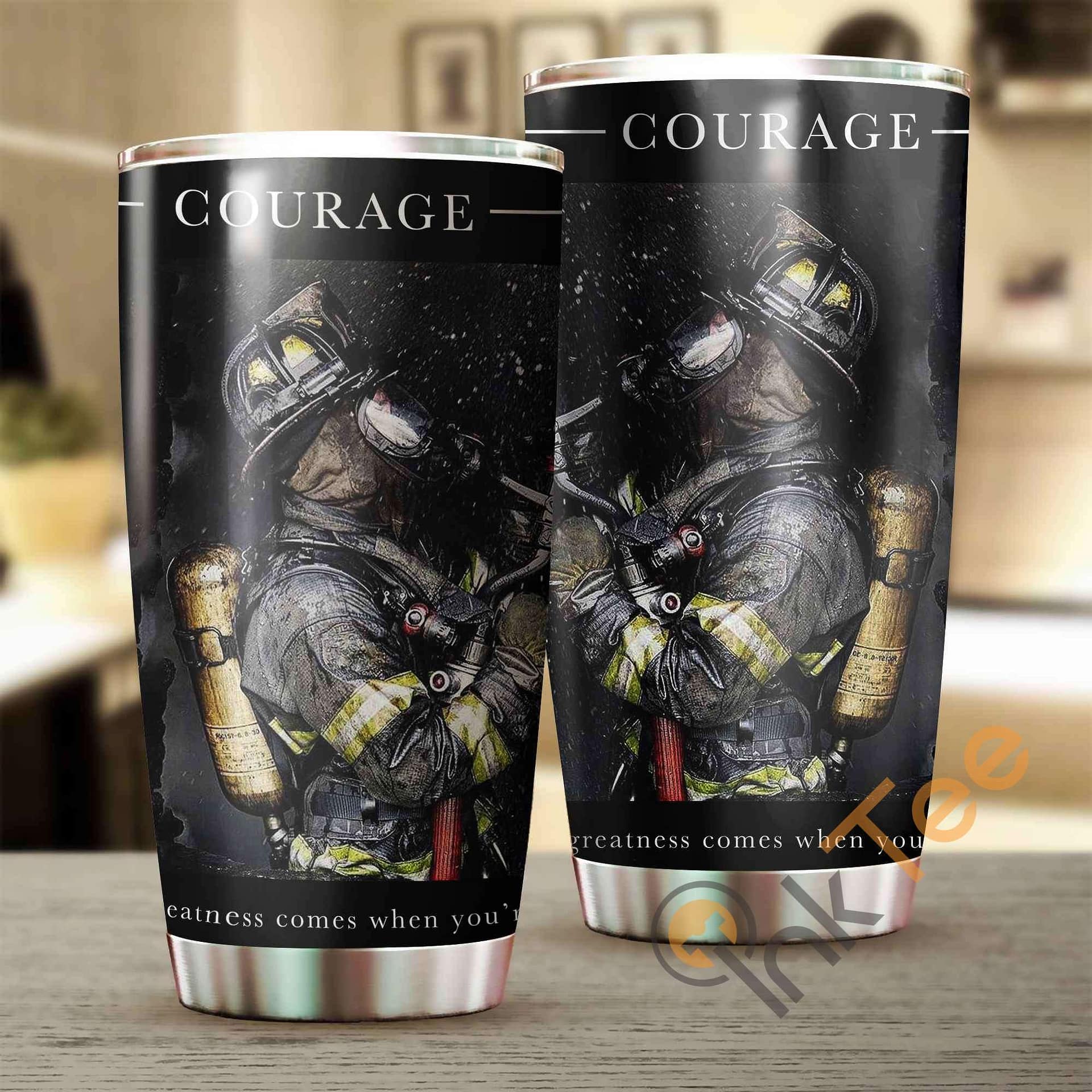 Firefighter'S Courage Amazon Best Seller Sku 3071 Stainless Steel Tumbler