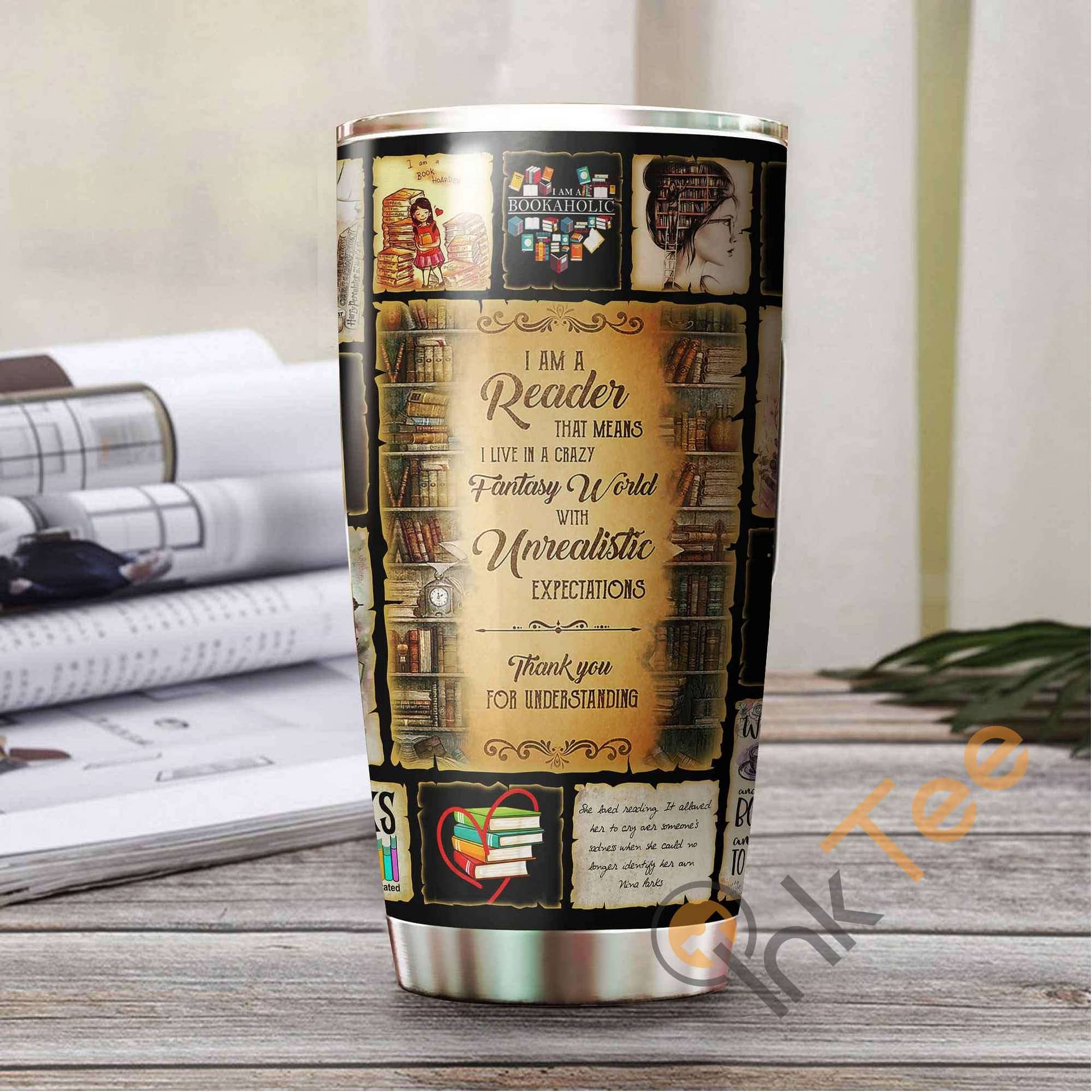 I'M A Reader Book Lover Stainless Steel Tumbler