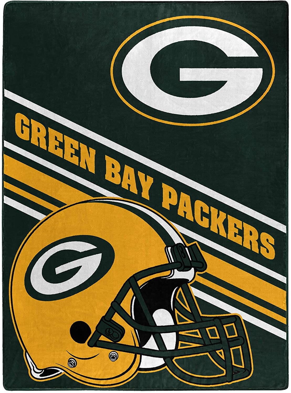 Nfl Team Logo Throw Green Bay Packers Fleece Blanket