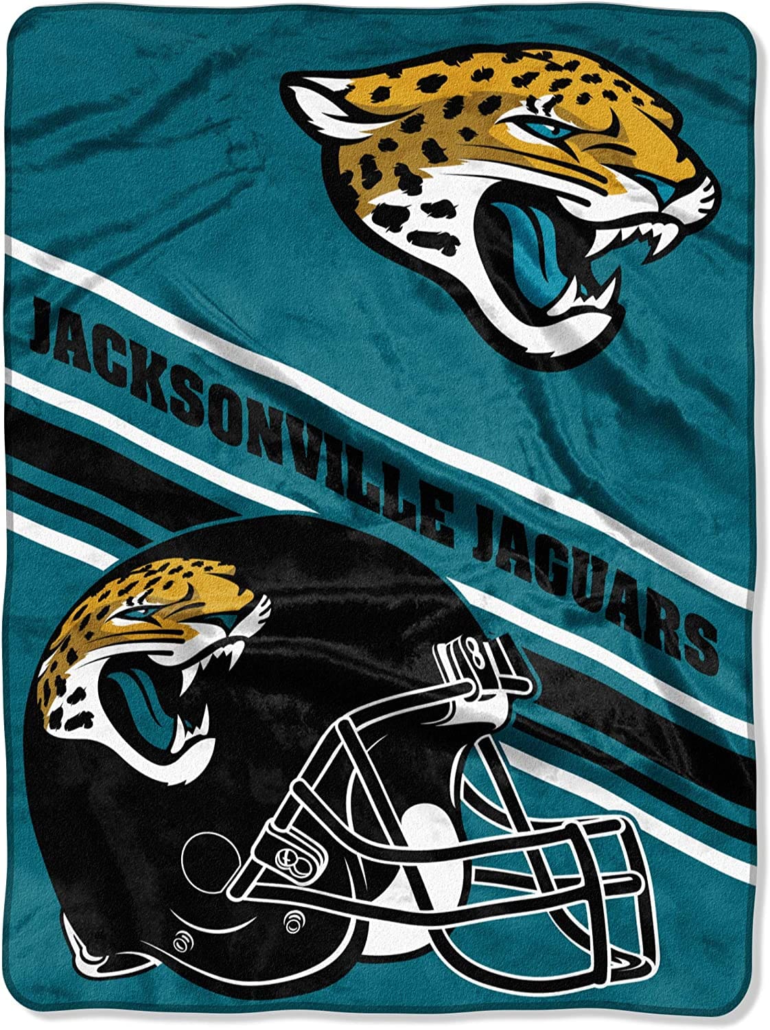 Nfl Team Logo Throw Jacksonville Jaguars Fleece Blanket