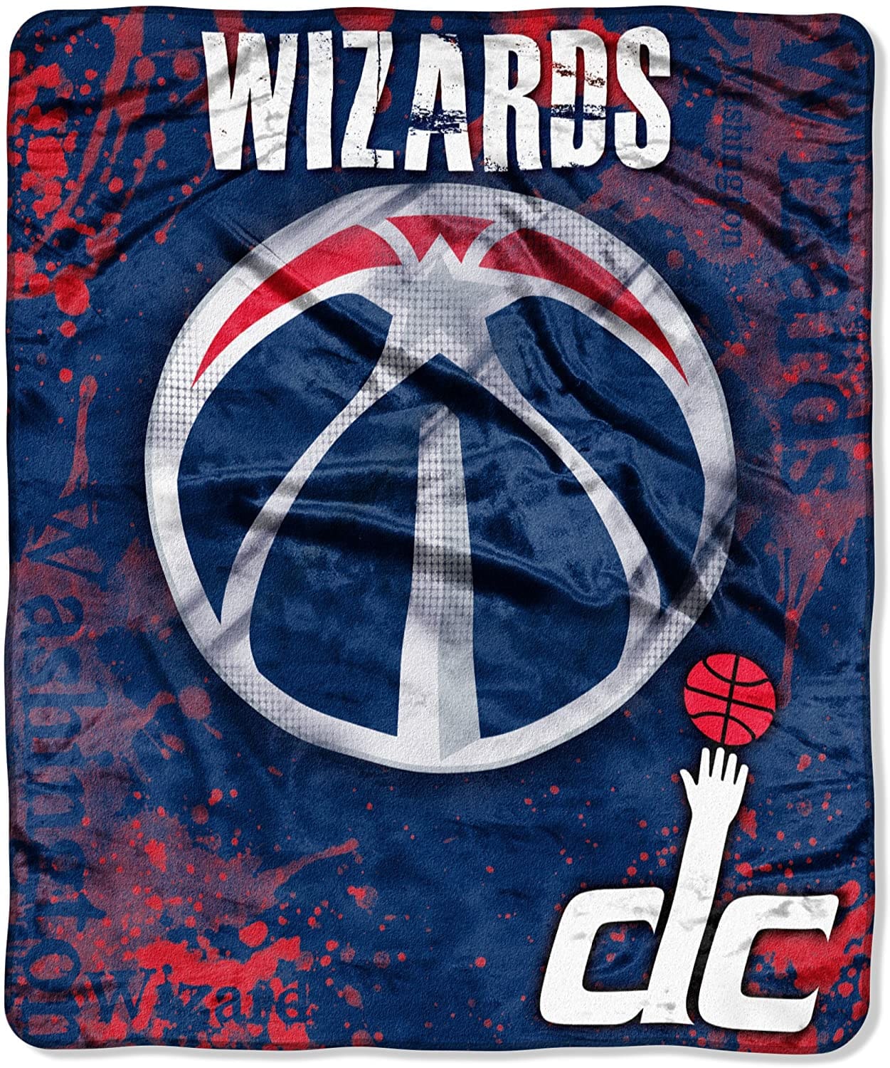 Officially Licensed Nba Throw Washington Wizards Fleece Blanket