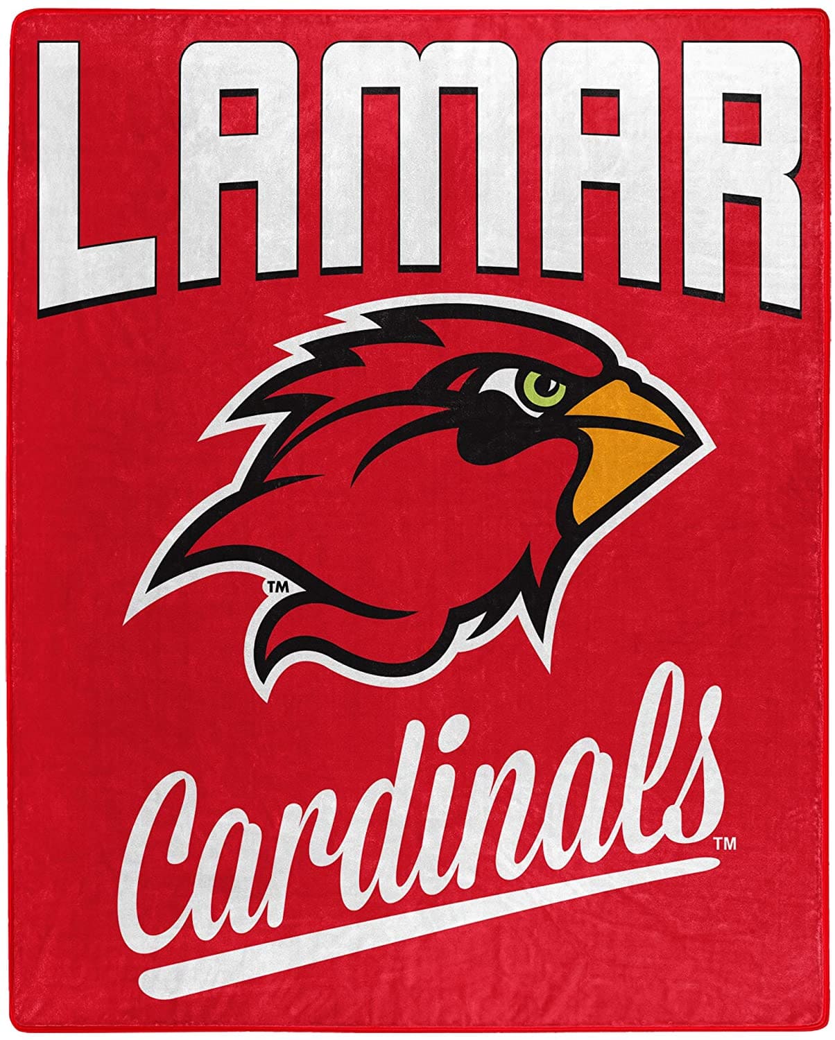 Printed Throw Lamar Cardinals Fleece Blanket