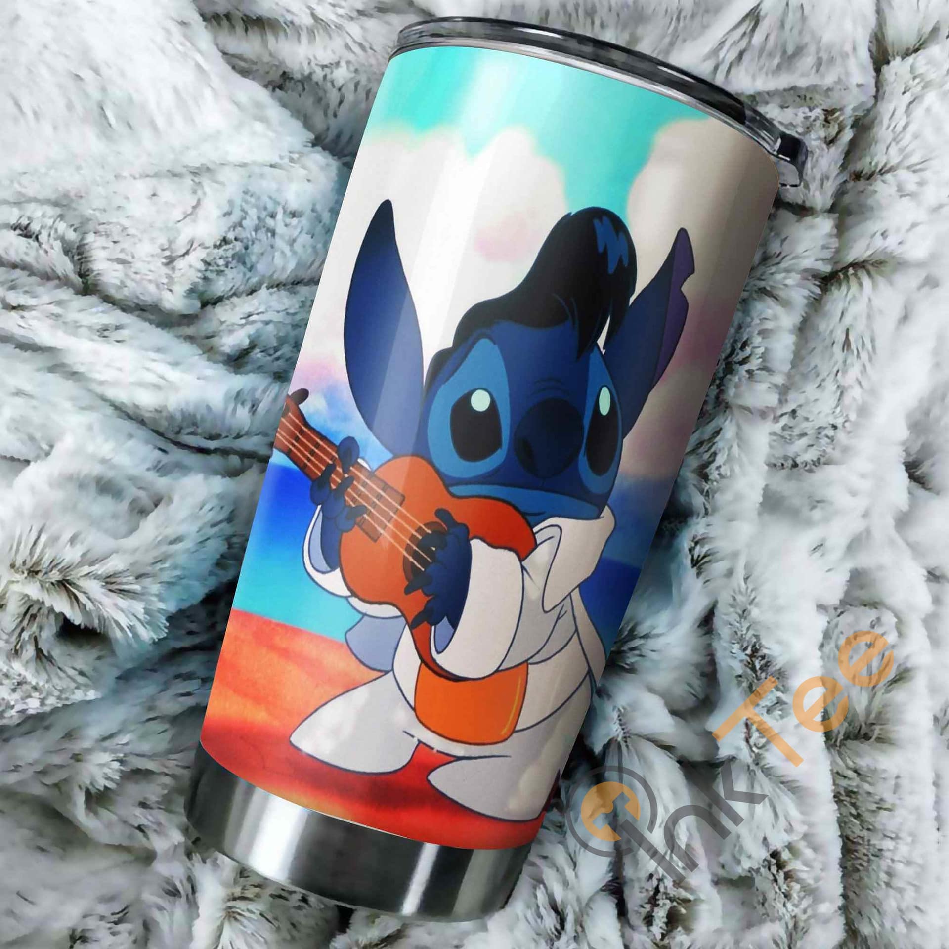 Stitch Elvis Presley Perfect Gift Stainless Steel Tumbler