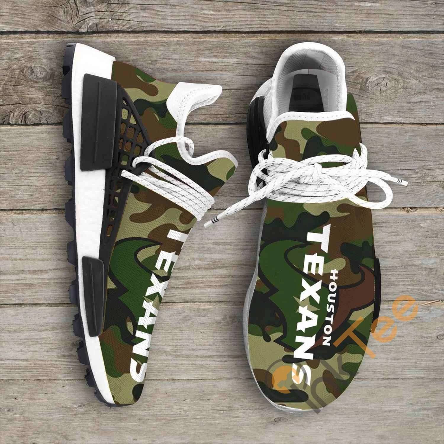 Camo Camouflage Houston Texans Nfl NMD Human Shoes