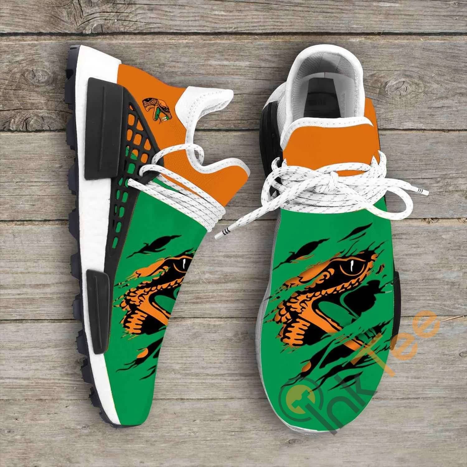 Florida A&Amp;M Rattlers Ncaa Sport Teams Nmd Human Shoes