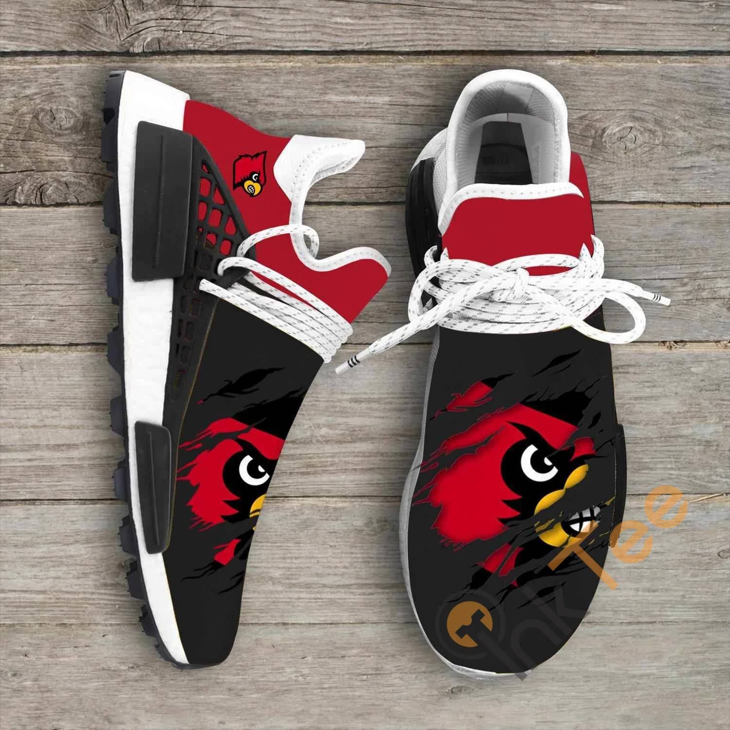 Louisville Cardinals Ncaa Ha03 NMD Human Shoes - Inktee Store