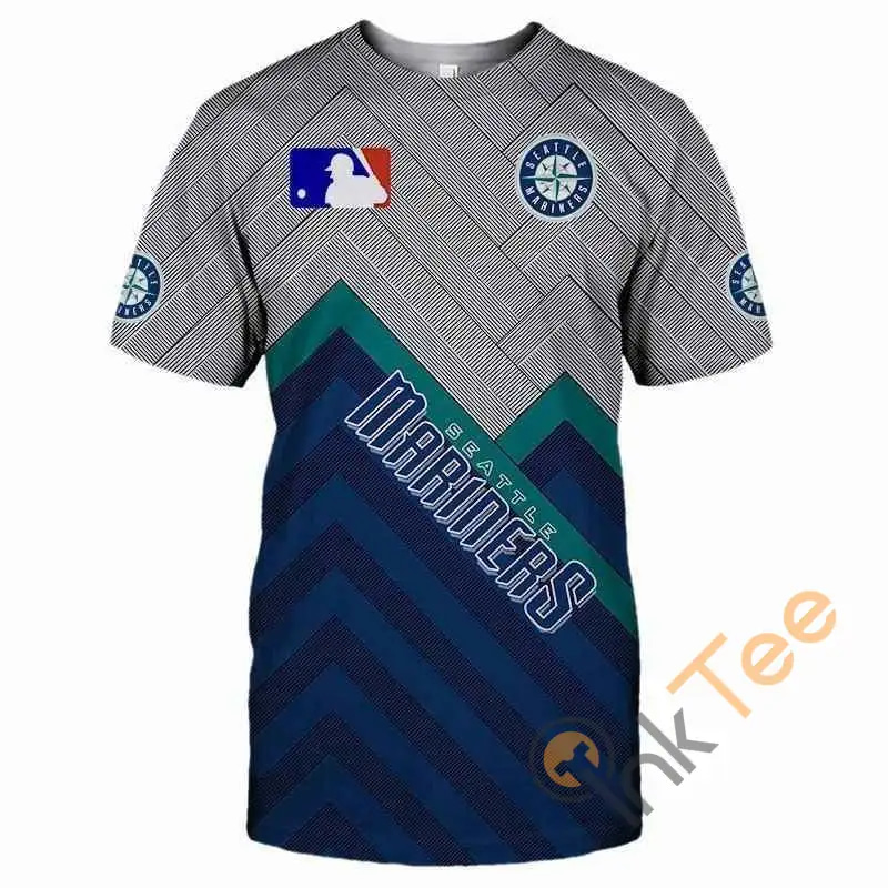 Mlb T Shirts 3D Seattle Mariners T Shirts Cheap For Fans 3D T-Shirts