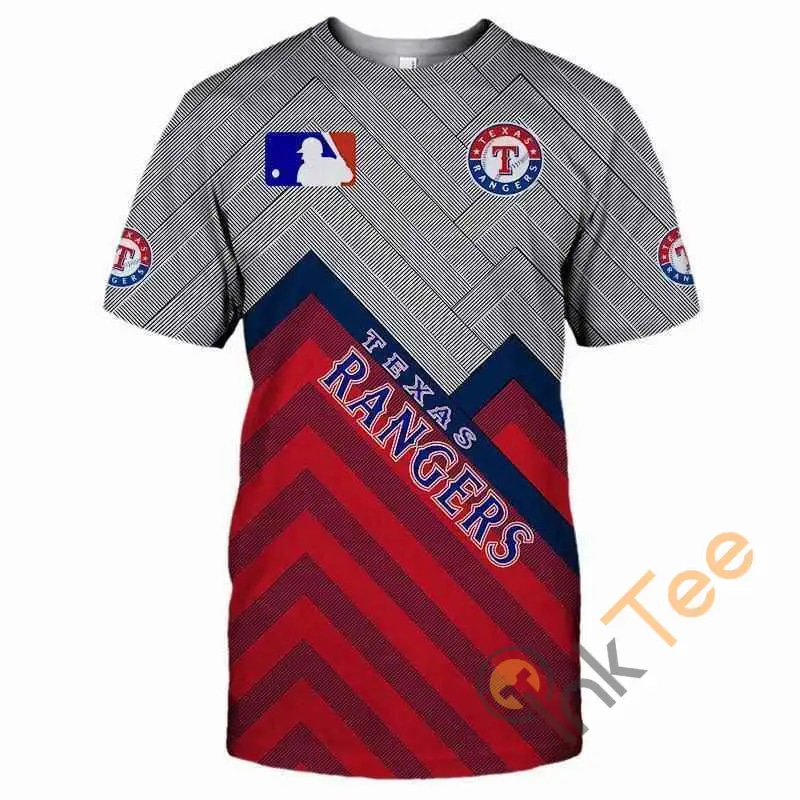 Mlb T Shirts 3D Texas Rangers T Shirts Cheap For Fans 3D T-Shirts