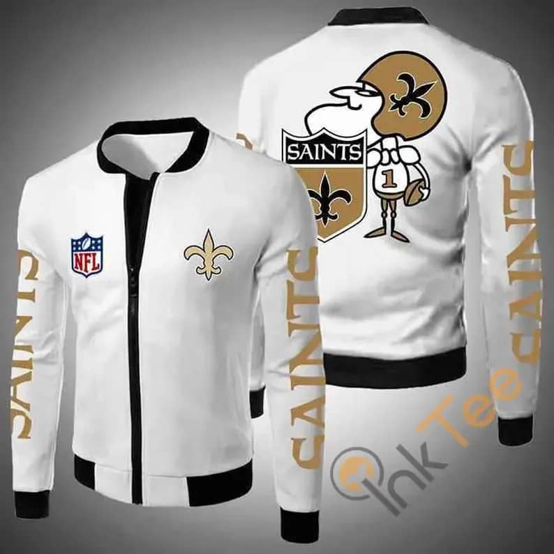 New Orleans Saints Nfl Bomber Jacket Jacket