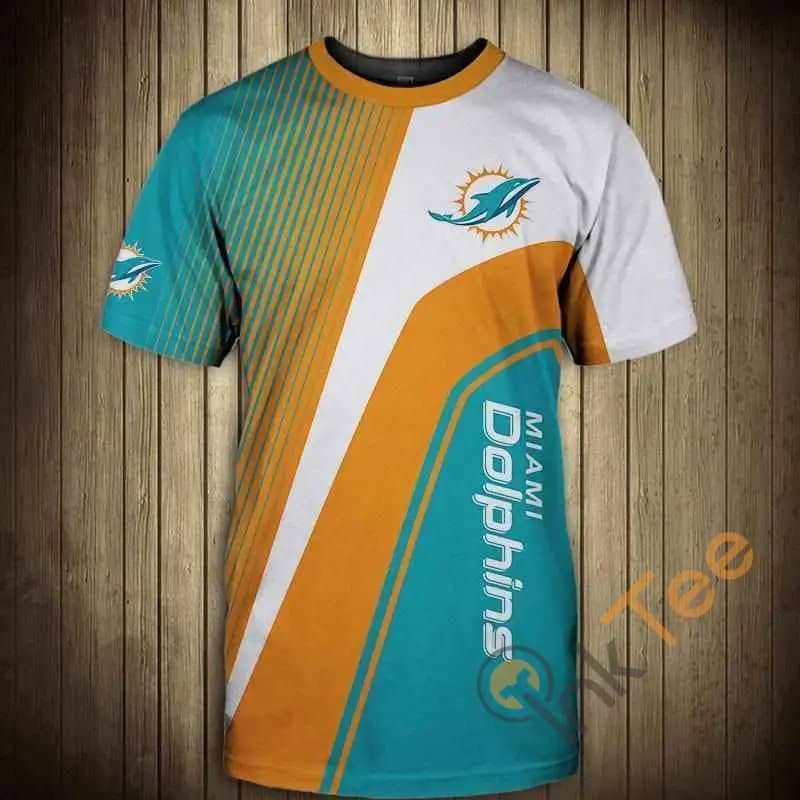 Nfl T Shirt 3D Custom Miami Dolphins T Shirts Cheap For Fans 3D T-Shirts