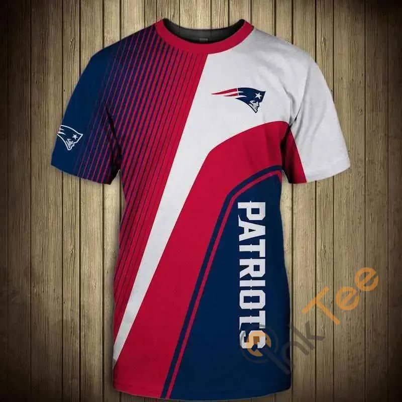 Nfl T Shirt 3D Custom New England Patriots T Shirts Cheap For Fans 3D T-Shirts
