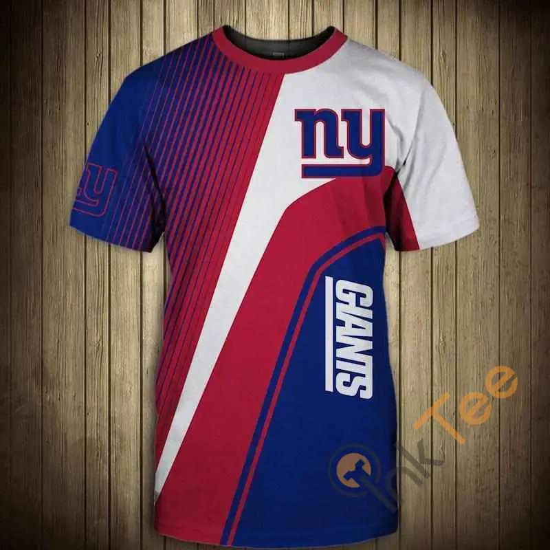 Nfl T Shirt 3D Custom New York Giants T Shirts Cheap For Fans 3D T-Shirts