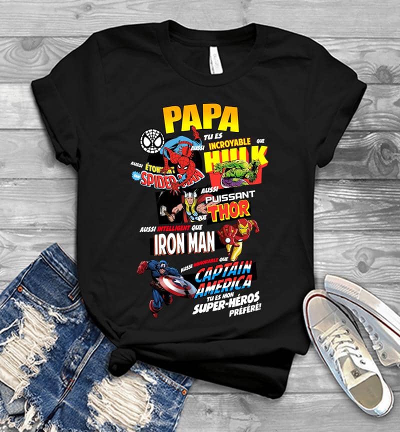 Avenger Superhero Marvel Characters Men T-Shirt