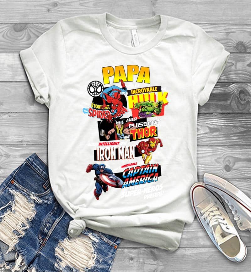 Inktee Store - Avenger Superhero Marvel Characters Men T-Shirt Image