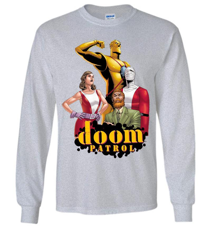 Inktee Store - Doom Patrol Classic Comics Long Sleeve T-Shirt Image