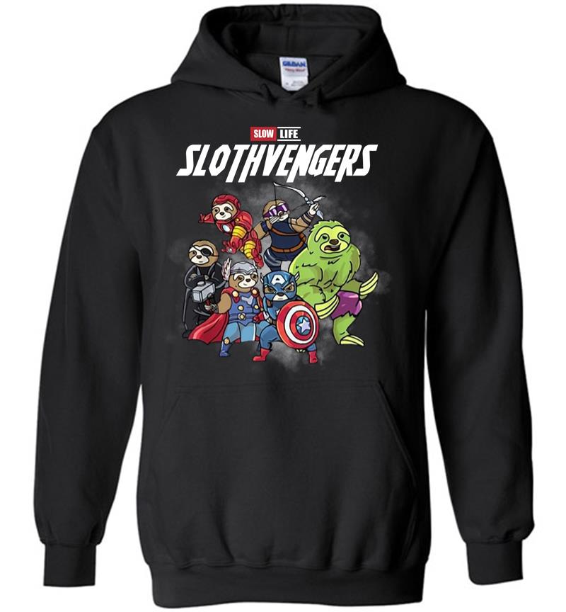 Official Slow Life Slothvengers Hoodie
