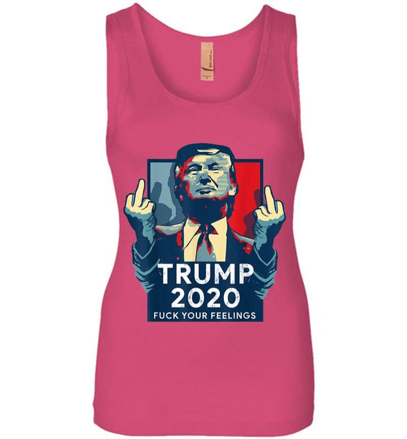 Inktee Store - Retro Vintage Donald Trump For President 2020 Women Jersey Tank Top Image