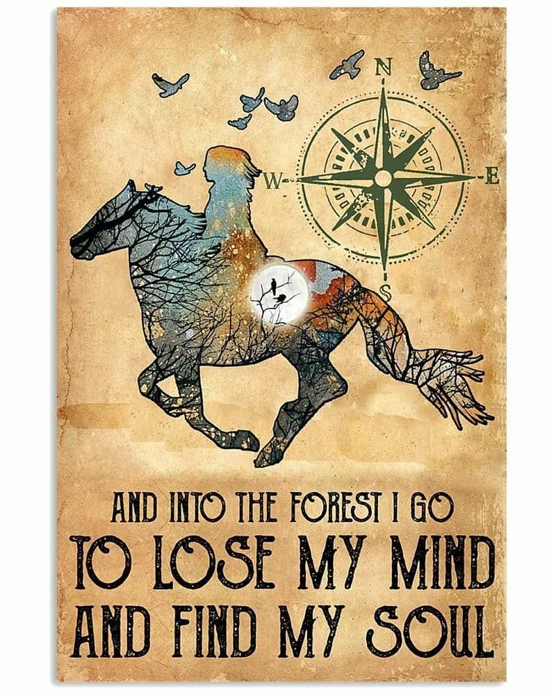 And Into The Forest I Go Vertical  Wall Decor  (no Frame) Poster