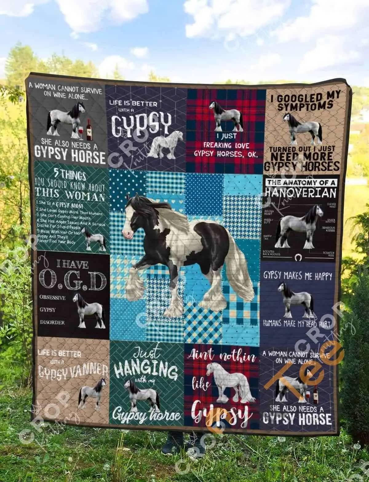 Gypsy Horse  Blanket Th1307 Quilt