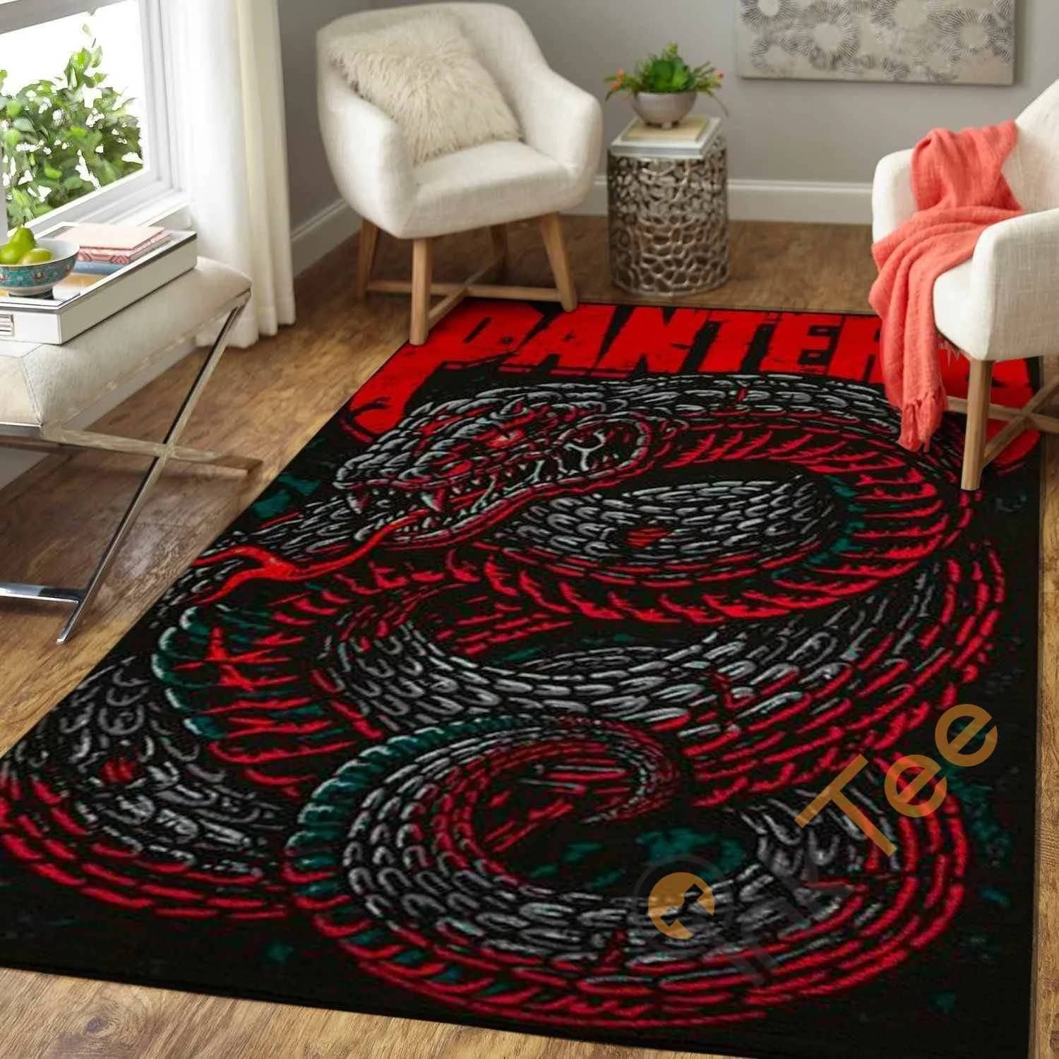Pantera Venomous Snake Area  Amazon Best Seller Sku 2754 Rug