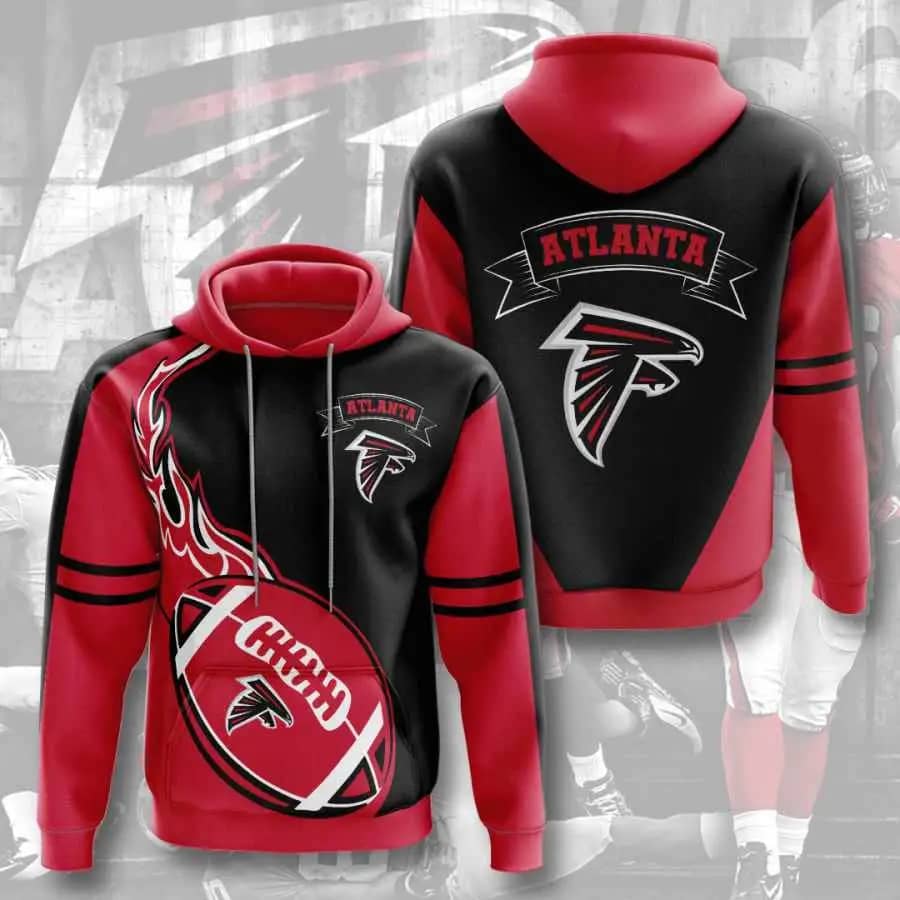 Atlanta Falcons Logo American Football 3D Hoodie Nfl 3D Sweatshirt