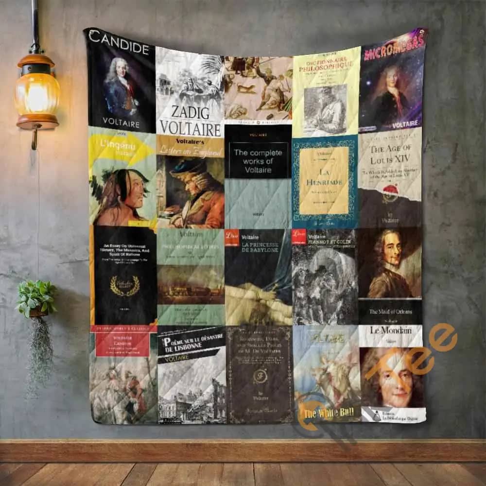 Voltaire Books  Blanket Th1707 Quilt