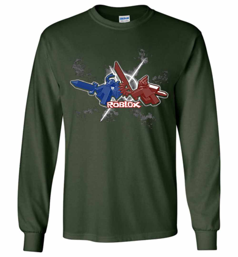 Inktee Store - Exaggerated Combat Roblox Long Sleeve T-Shirt Image