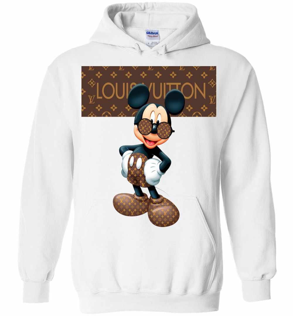 Louis Vuitton Stripe Mickey Mouse Stay Stylish Hoodies - Inktee Store