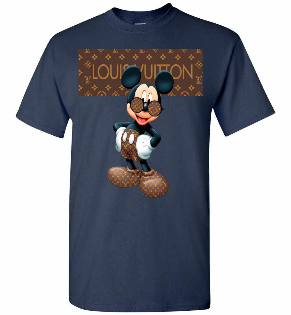 Louis Vuitton Stripe Mickey Mouse Stay Stylish Men's T-Shirt