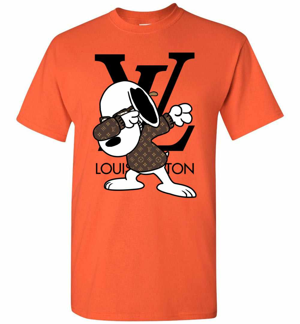 Snoopy Louis Vuitton Dabbing Men's T-Shirt - Inktee Store