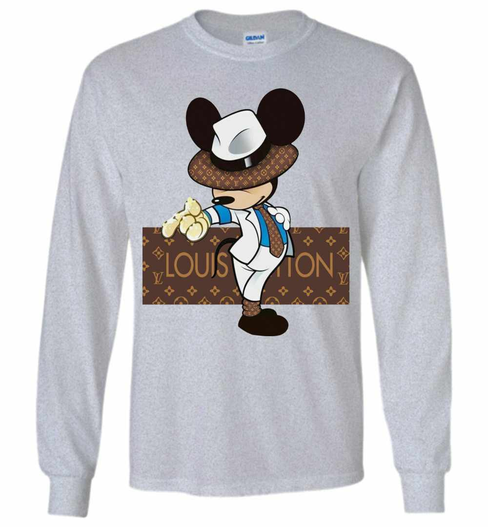 Louis Vuitton Mickey Mouse Long Sleeve T-Shirt - Inktee Store