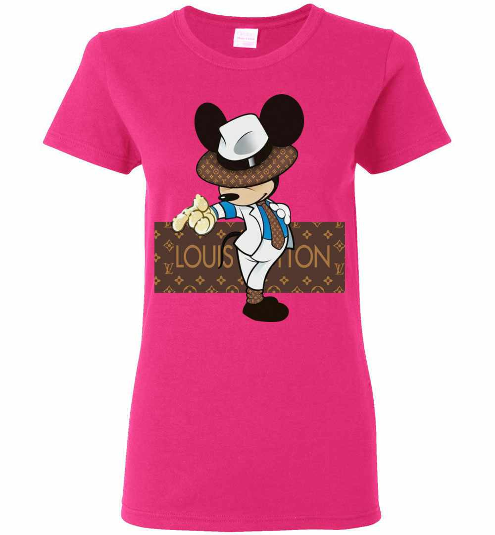 Louis Vuitton T-shirt Luxury Brand Shirt Mickey Minnie
