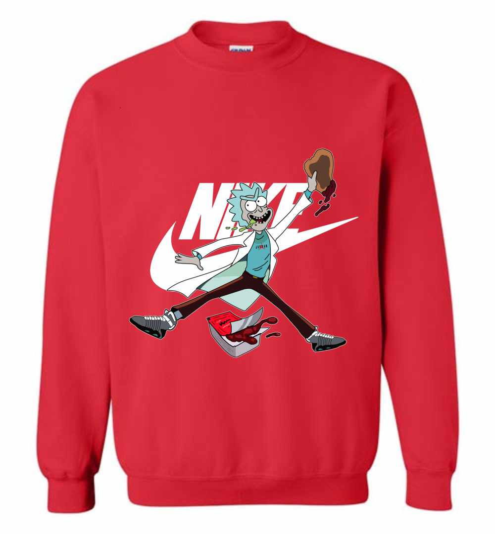 Inktee Store - Rick Nike Funny Sweatshirt Image