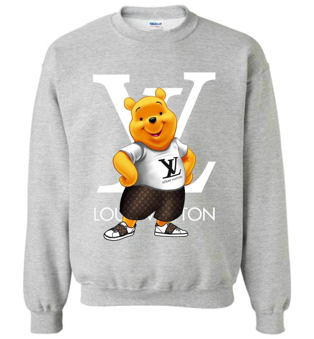 Best Quality Louis Vuitton Orange Black 3D Ugly Sweater