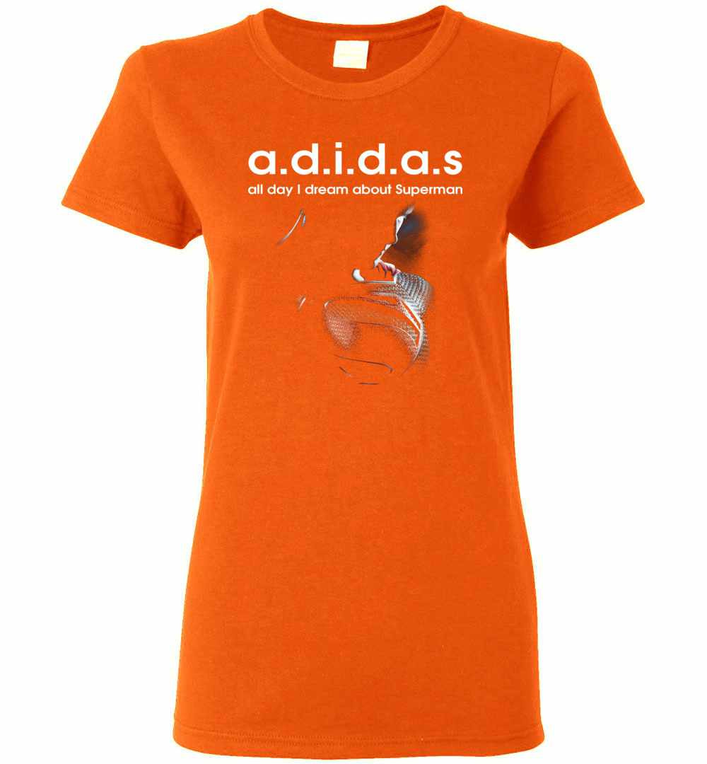 Inktee Store - Adidas All Day I Dream About Superman Women'S T-Shirt Image