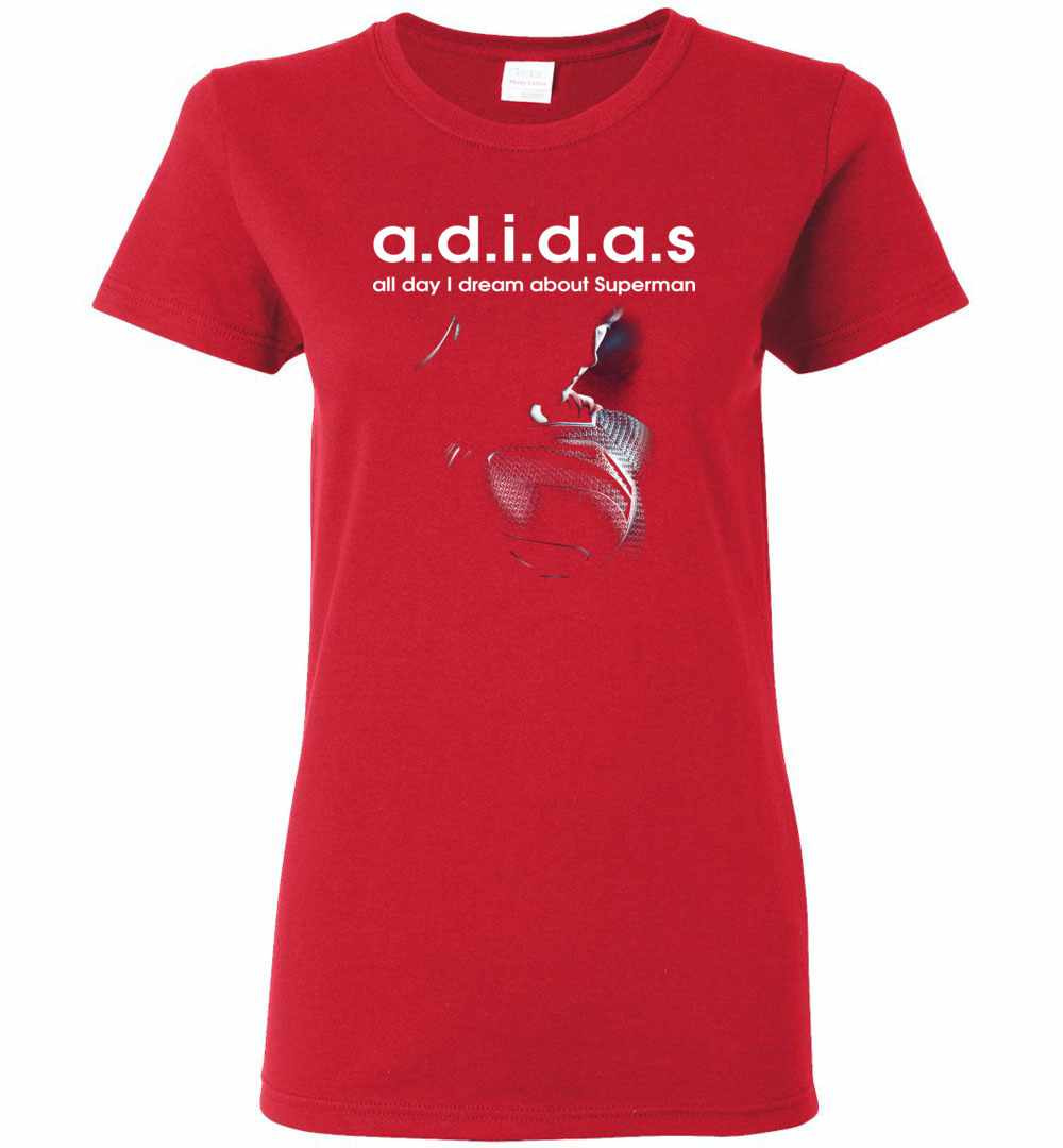 Inktee Store - Adidas All Day I Dream About Superman Women'S T-Shirt Image