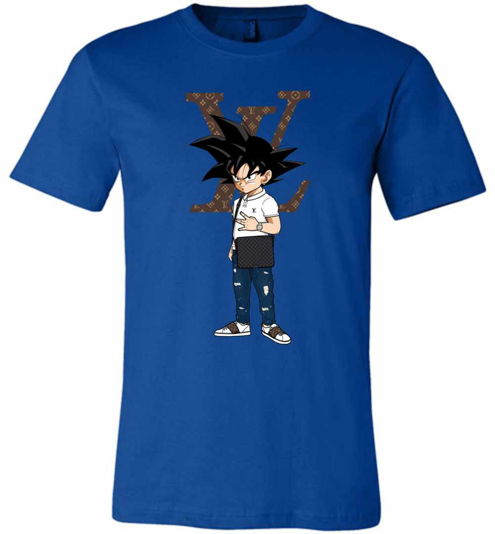 Inktee Store - Goku Louis Vuitton Dragonball Premium T-Shirt Image
