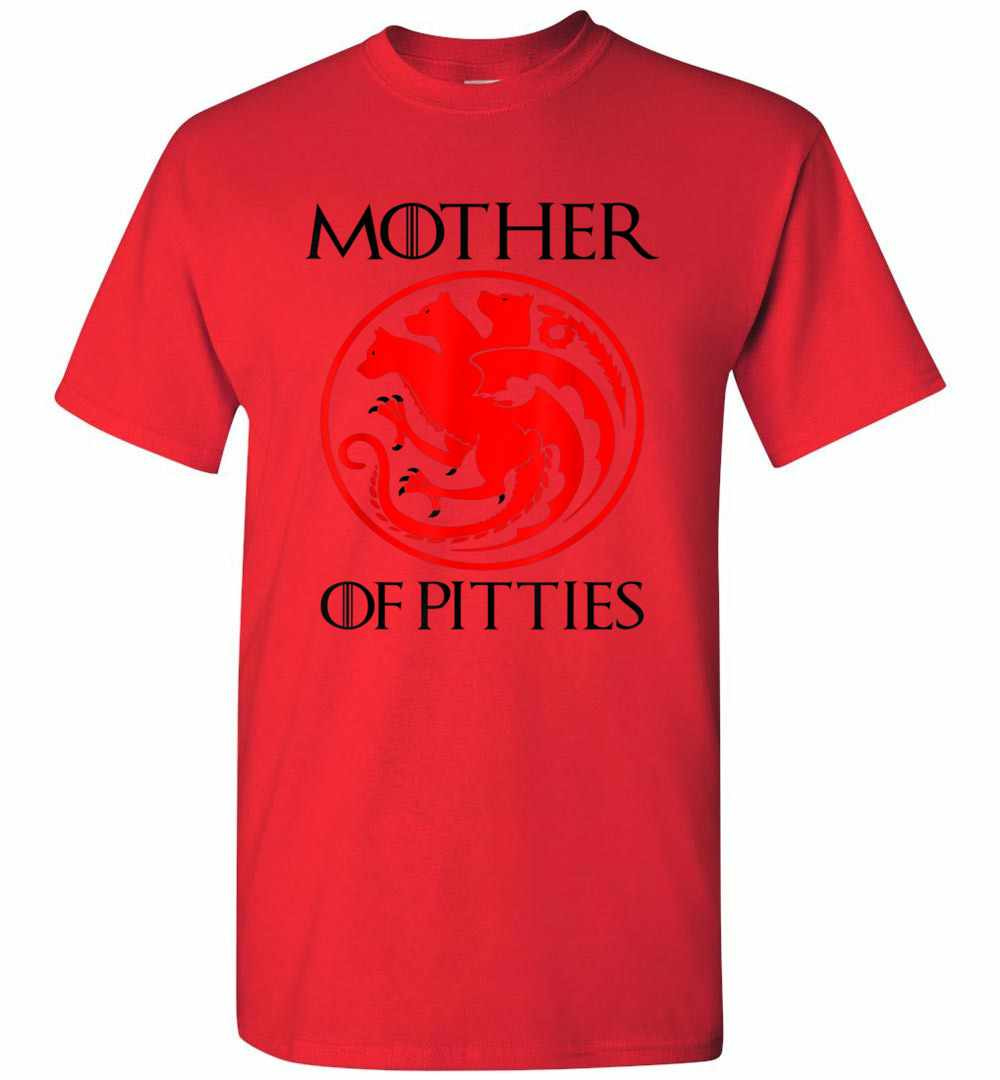 Inktee Store - Mother Of Pitties Pit Bull Lovers Men'S T-Shirt Image