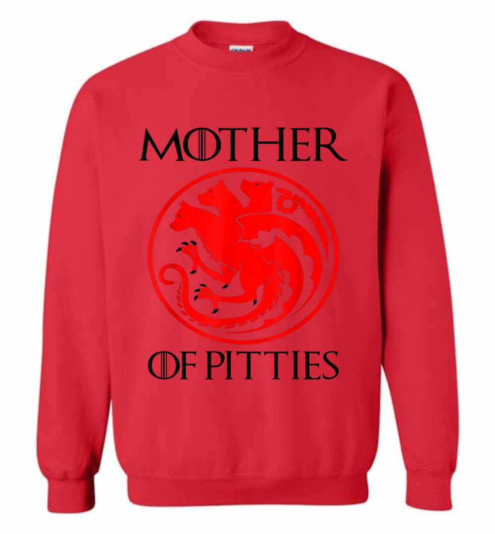Inktee Store - Mother Of Pitties Pit Bull Lovers Sweatshirt Image
