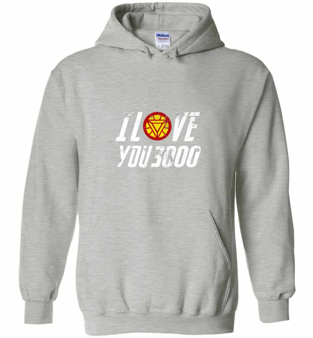 Inktee Store - I Love You 3000 Avengers Iron Man Gift Dad And Daughter Hoodies Image