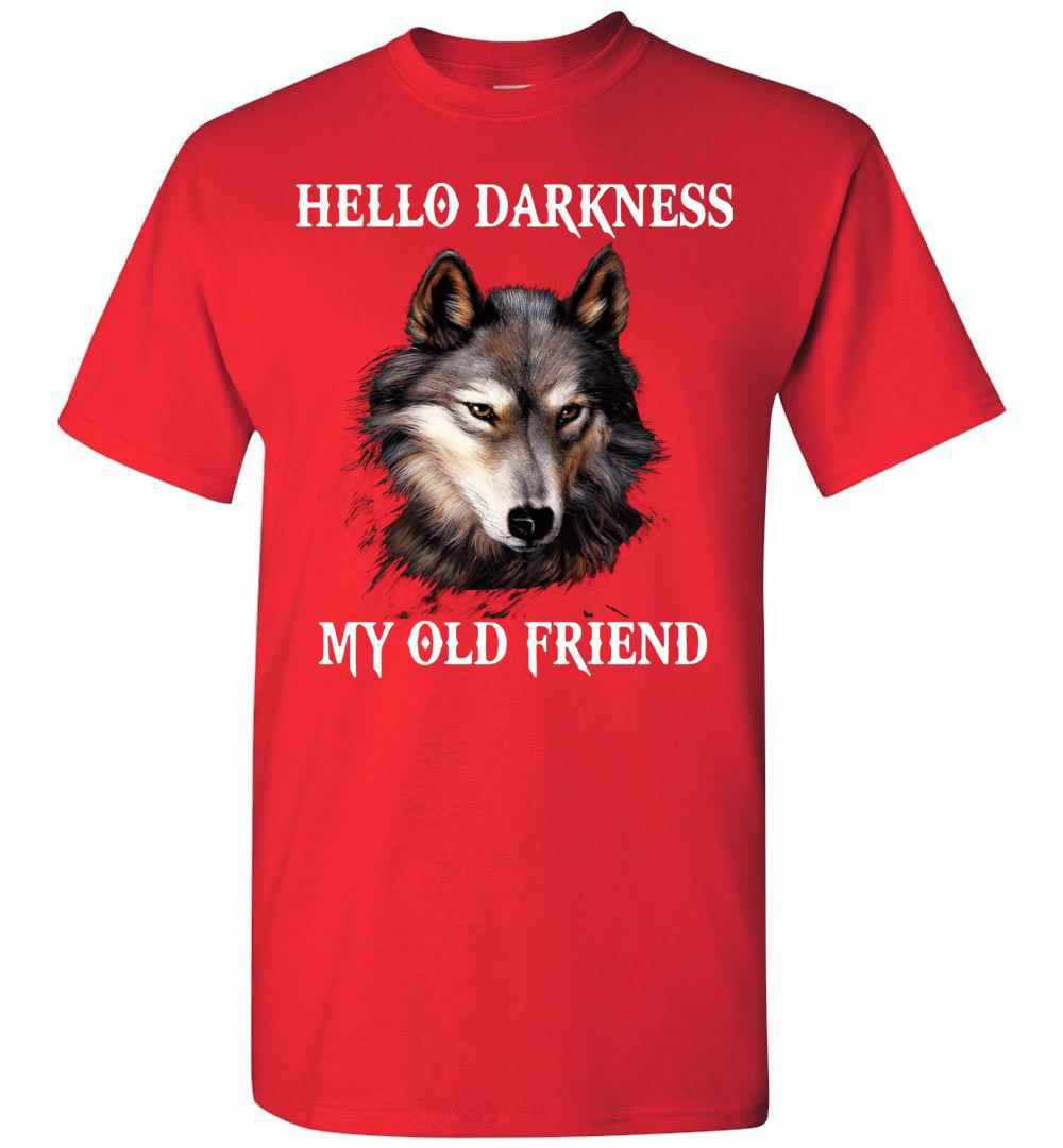 Inktee Store - House Stark Hello Darkness My Old Friend Ladies Men'S T-Shirt Image