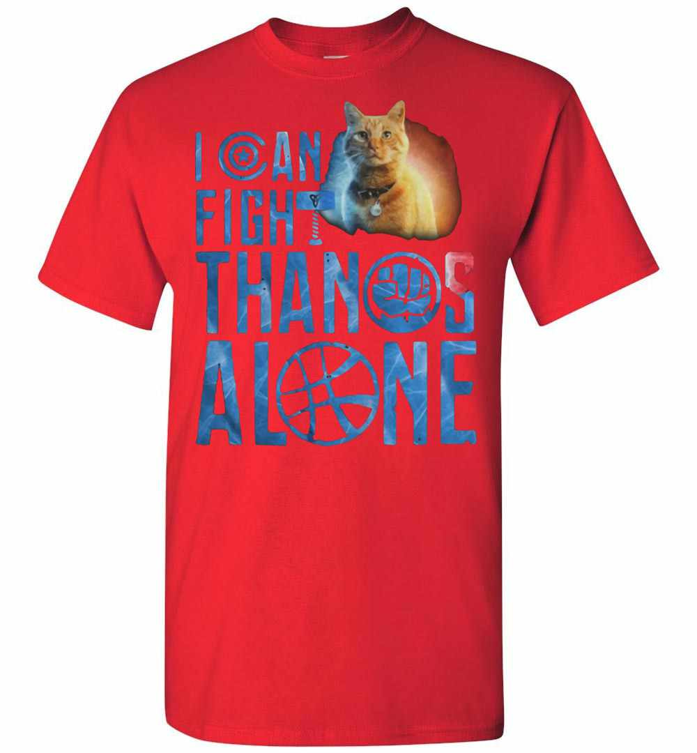 Inktee Store - Cat Goose I Can Fight Thanos Alone Men'S T-Shirt Image