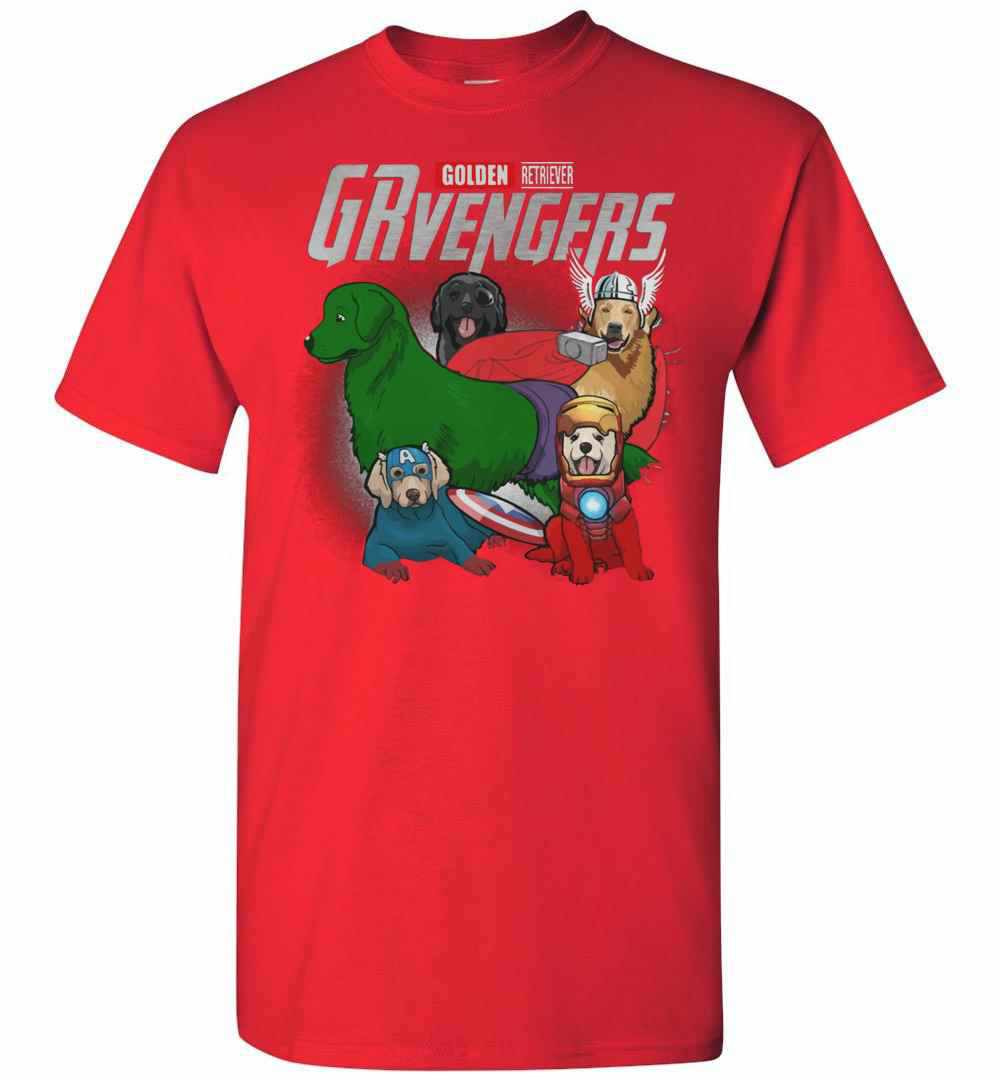 Inktee Store - Marvel Golden Retriever Grvengers Men'S T-Shirt Image