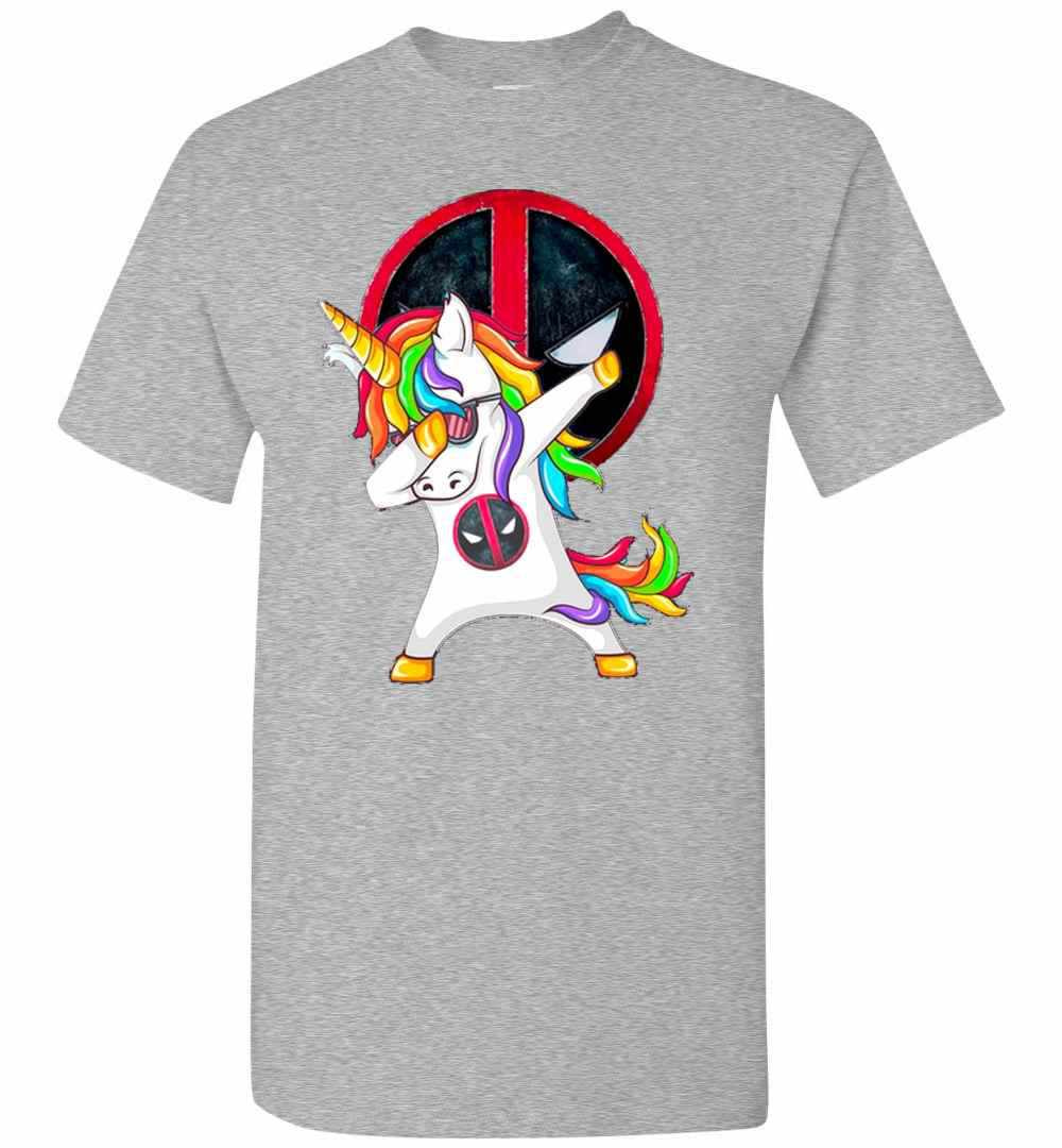 Inktee Store - Dabbing Hip Hop Unicorn Dab Deadpool Men'S T-Shirt Image