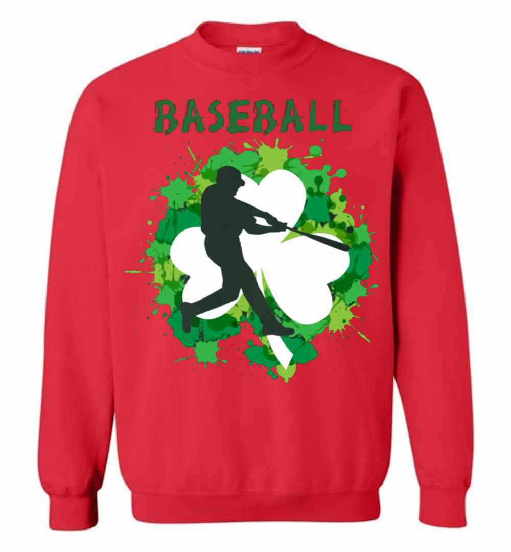 Inktee Store - Baseball Shamrock Irish St Patty'S Day Sport For Baseball Sweatshirt Image