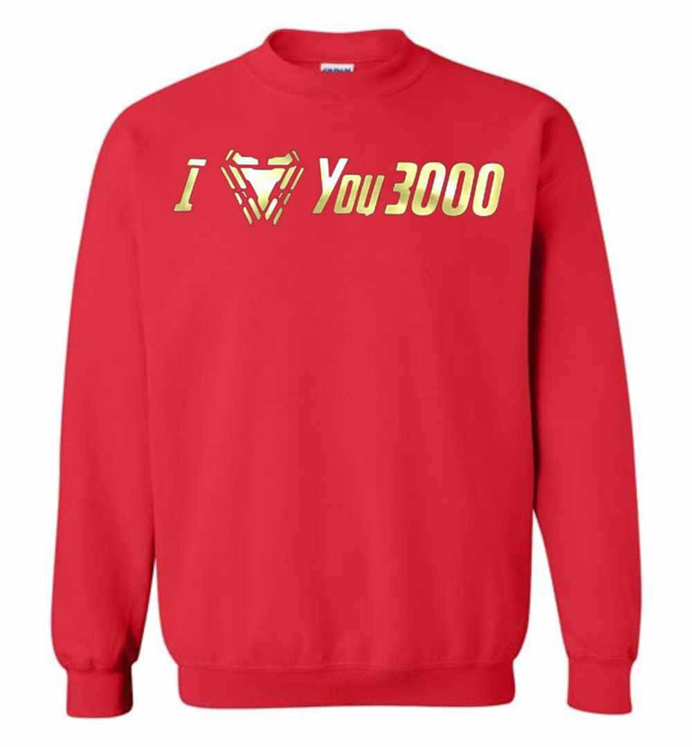Inktee Store - I Love You 3000 Dad And Daughter Iron Man Arc Reactor Sweatshirt Image
